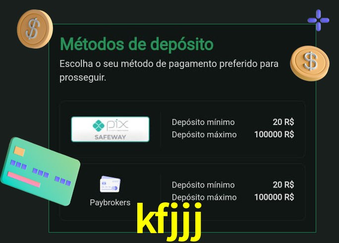 O cassino kfjjj oferece uma grande variedade de métodos de pagamento